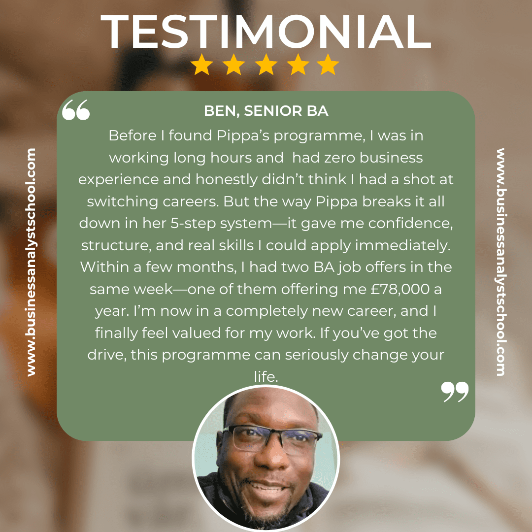 Ben's testimonial